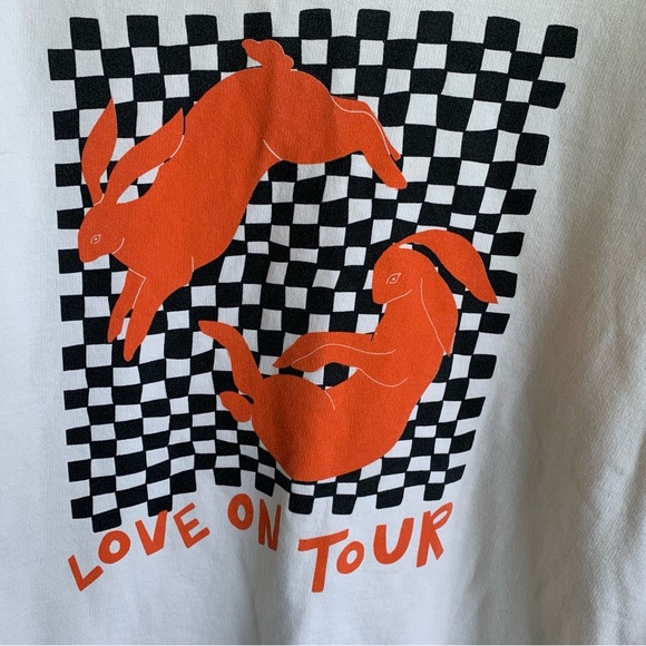 Harry Styles Love On Tour 2021 Official Crewneck Sweatshirt M White - Picture 2 of 7